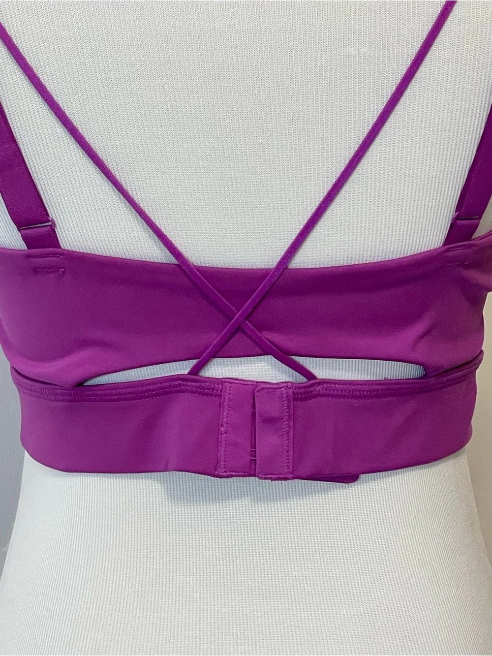Savage X Fenty Curve Alert Medium-Impact Purple Women’s Sports Bra Size L